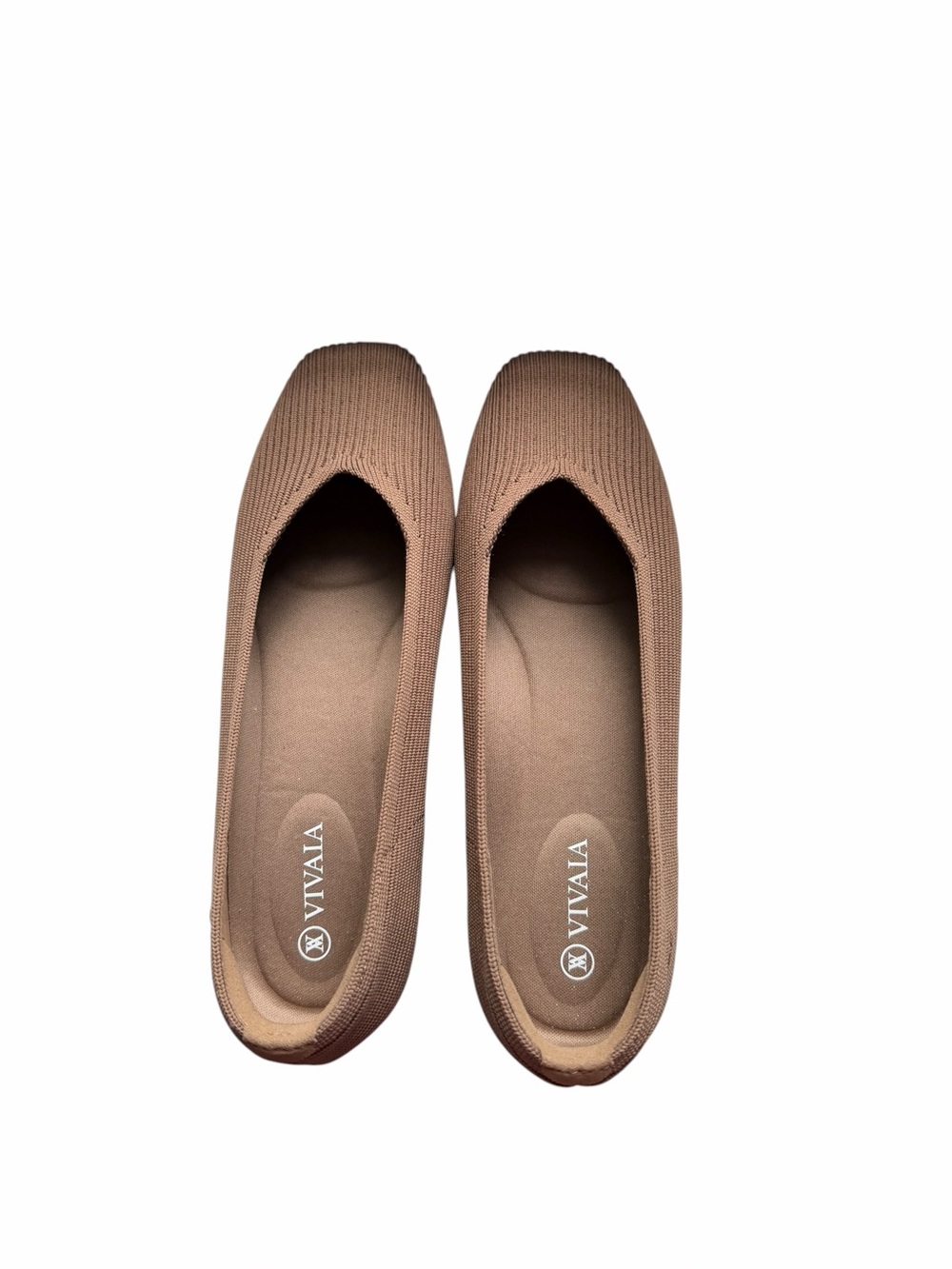 Vivaia Square-Toe V-Cut Flats (Margot 2.0). Espresso. Size 7.5 (38.5). NIB - Picture 3 of 8
